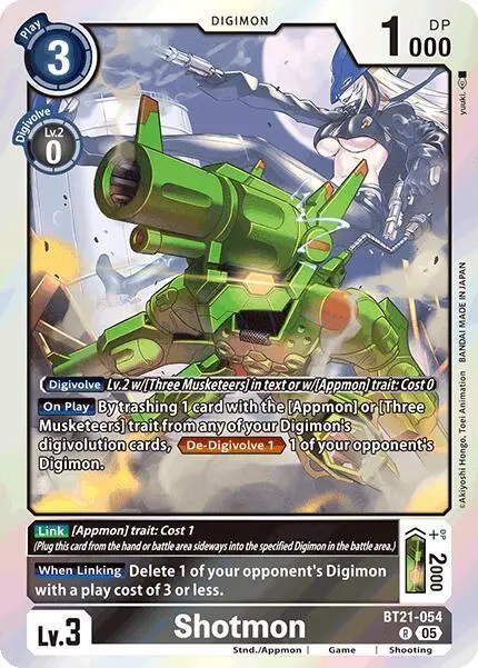 Shotmon card art