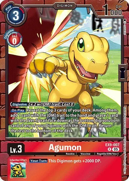 Agumon card art