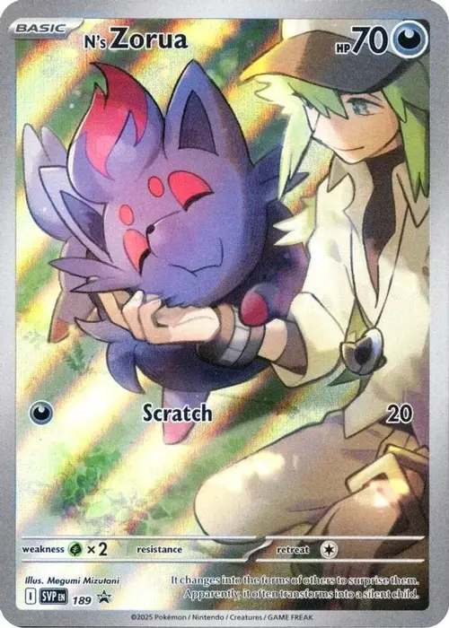 N's Zorua - 189 card art