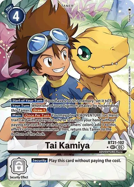 Tai Kamiya (Alternate Art) card art