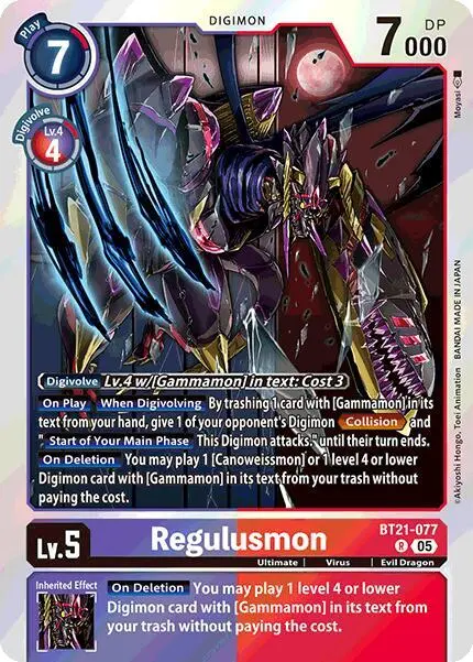 Regulusmon card art