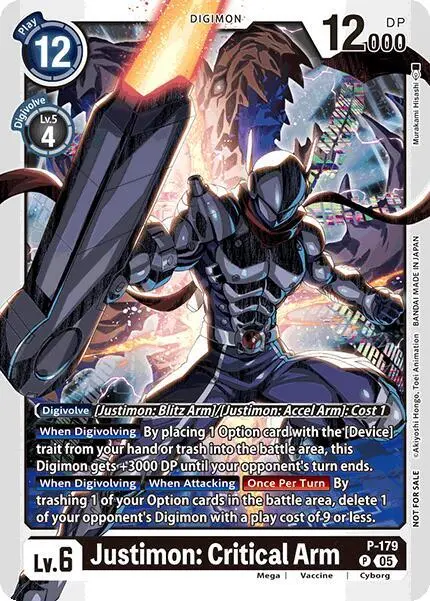 Justimon: Critical Arm (Store Tournament 2025 Vol.2 Participation Pack) card art