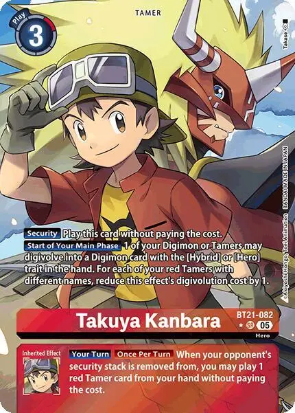 Takuya Kanbara (Alternate Art) card art