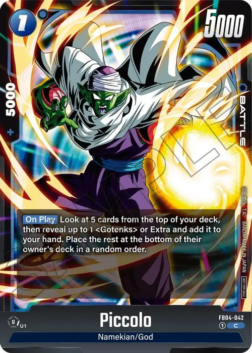 Piccolo (Limited Pack 01) card art