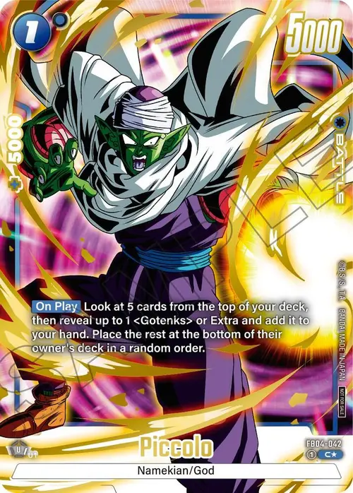 Piccolo (Alternate Art) (Limited Pack 01) card art
