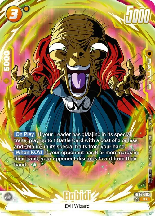 Babidi (Alternate Art) (Limited Pack 01) card art