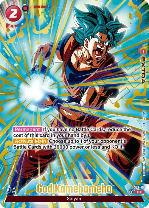 God Kamehameha (Alternate Art) (Limited Pack 01) card art