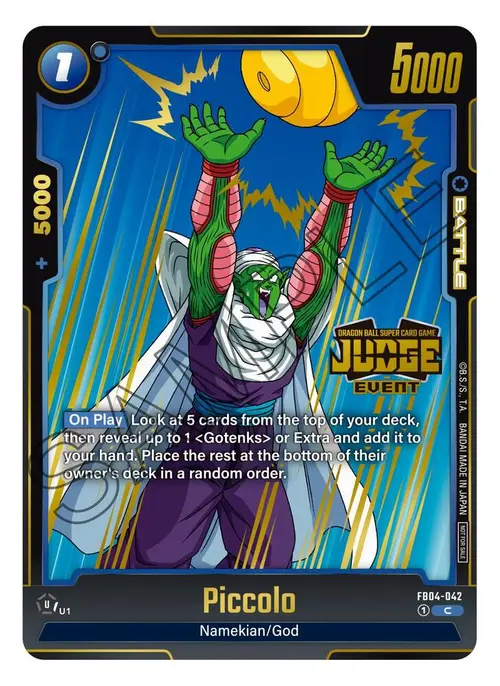 Piccolo (Judge Pack (Event Judge) 03) card art