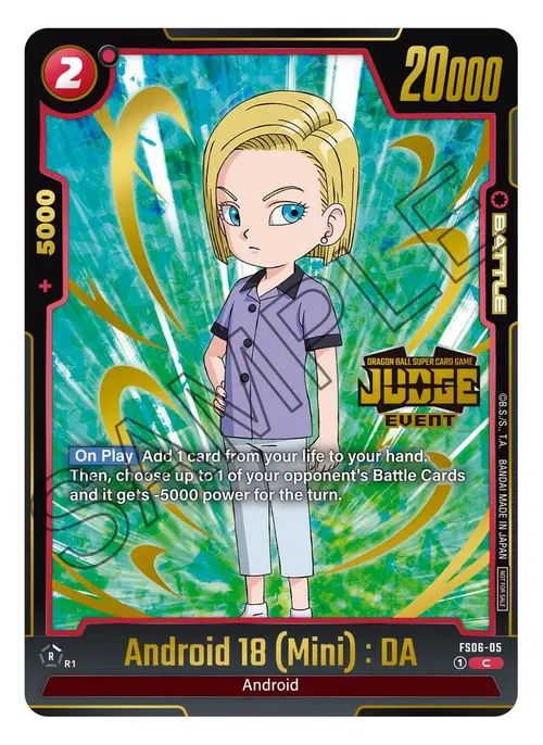 Android 18 (Mini) : DA (Judge Pack (Event Judge) 03) card art