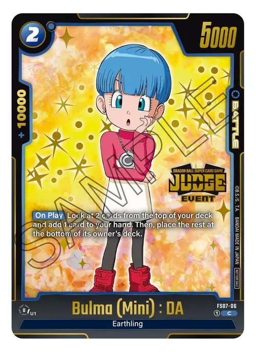 Bulma (Mini) : DA (Judge Pack (Event Judge) 03) card art