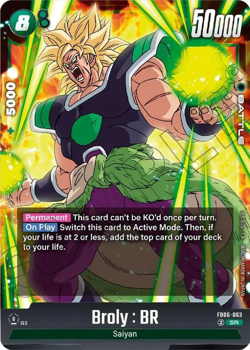 Broly : BR card art
