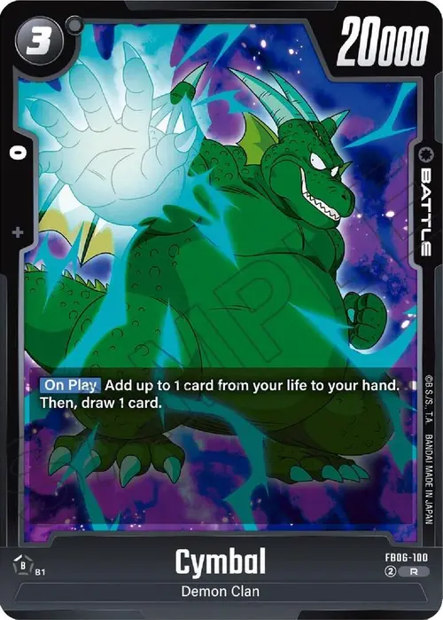 Cymbal card art