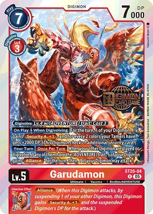 Garudamon card art