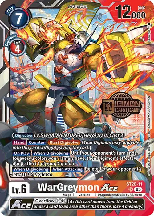 WarGreymon ACE card art