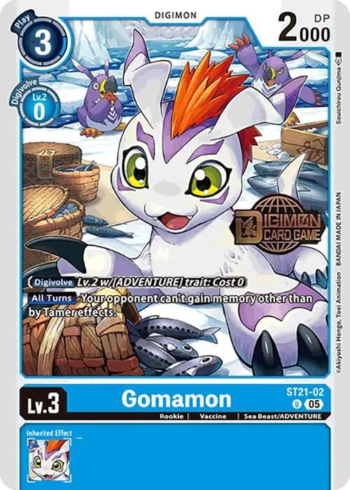 Gomamon card art