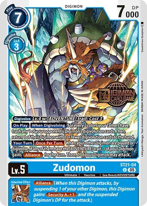 Zudomon card art