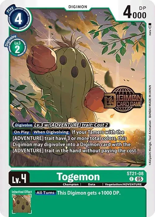 Togemon card art