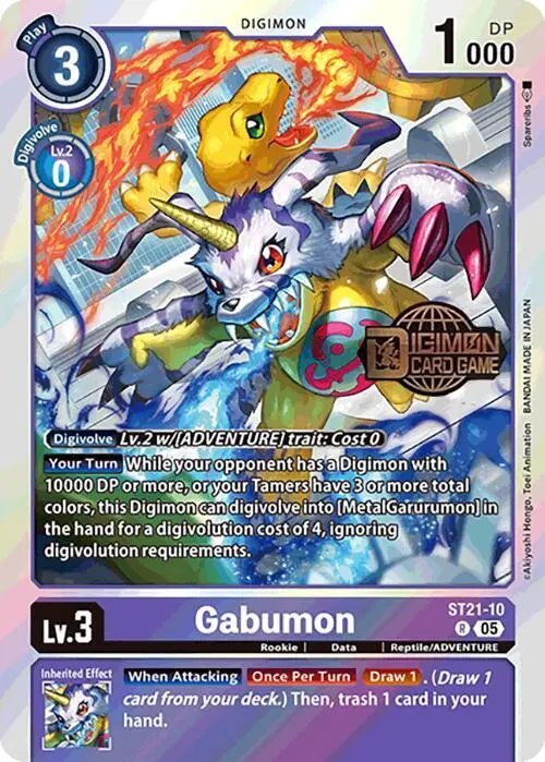 Gabumon card art