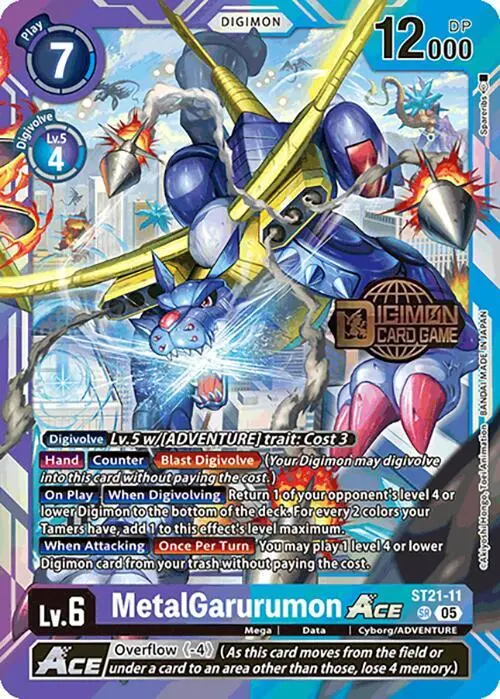 MetalGarurumon ACE card art