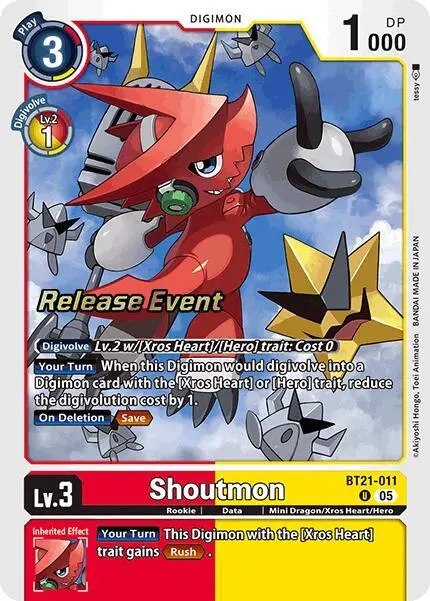 Shoutmon card art