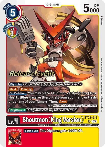 Shoutmon (King Version) card art