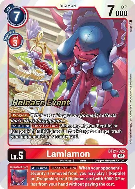 Lamiamon card art