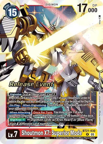 Shoutmon X7: Superior Mode card art
