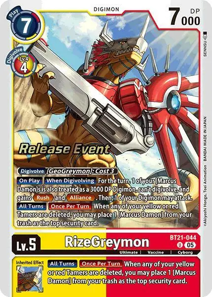 RizeGreymon card art