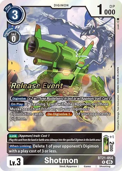 Shotmon card art