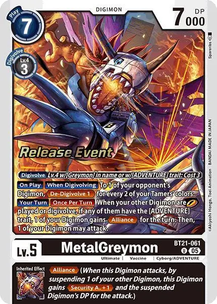 MetalGreymon card art