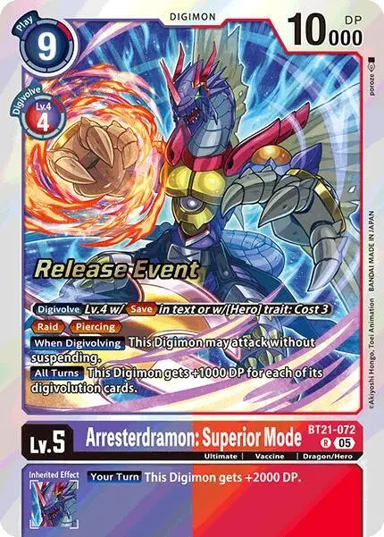 Arresterdramon: Superior Mode card art