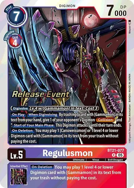 Regulusmon card art