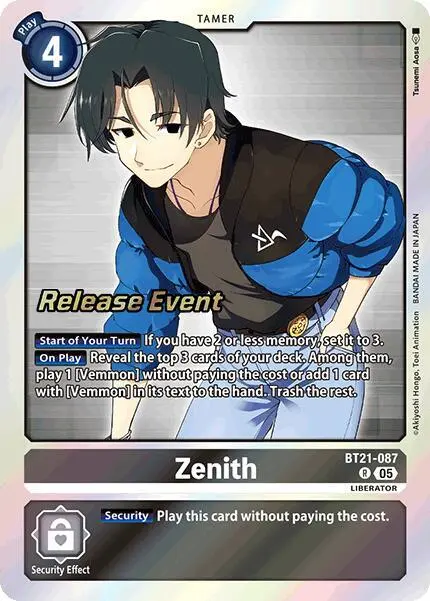 Zenith card art