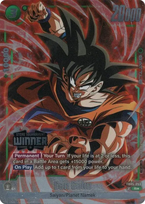Son Goku (Tournament Pack -Winner- 06) card art
