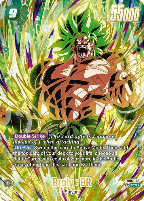 Broly : BR (Alternate Art) card art