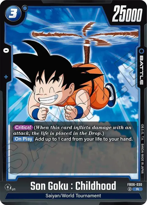 Son Goku : Childhood card art