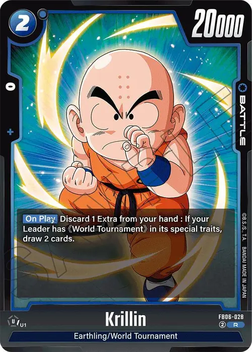 Krillin card art