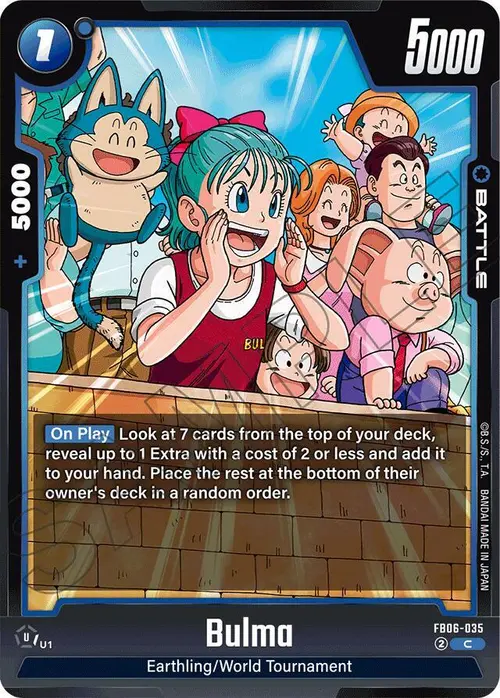 Bulma card art