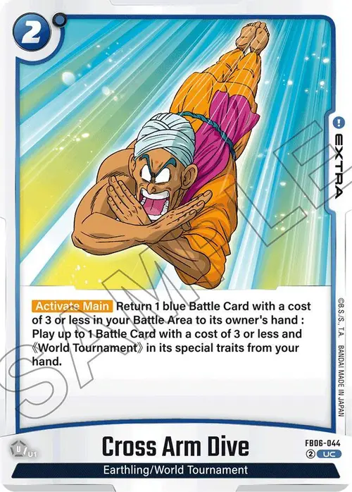 Cross Arm Dive card art