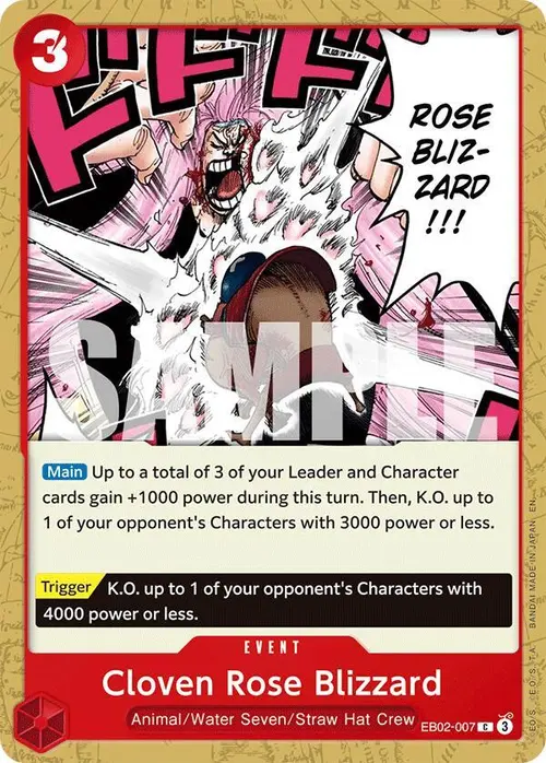 Cloven Rose Blizzard card art