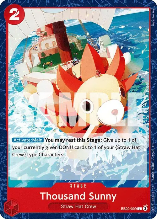 Thousand Sunny card art