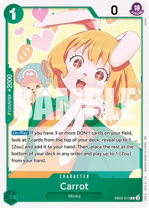 Carrot card art
