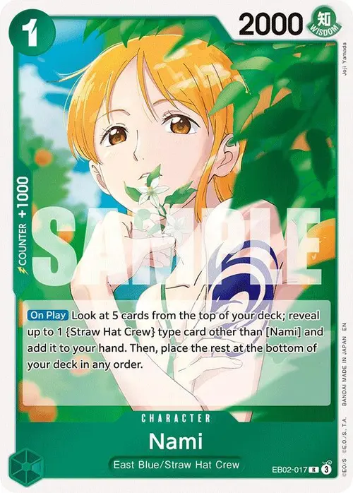 Nami card art