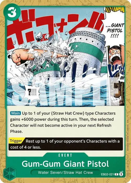 Gum-Gum Giant Pistol card art