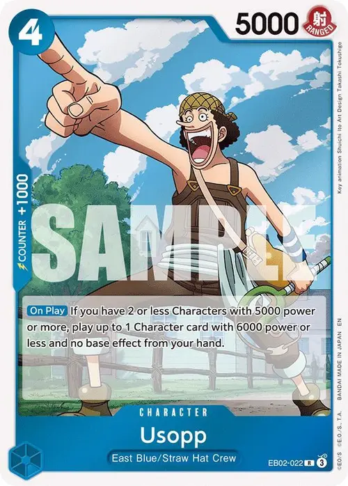 Usopp card art