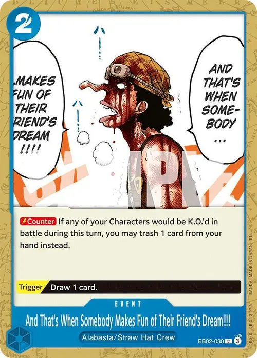 And That's When Somebody Makes Fun of Their Friend's Dream!!!! card art