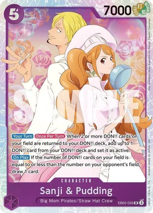 Sanji & Pudding card art