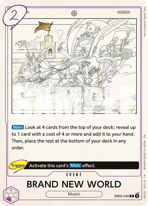 BRAND NEW WORLD card art