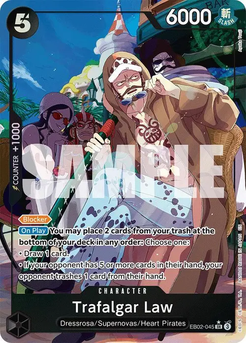 Trafalgar Law (Alternate Art) card art