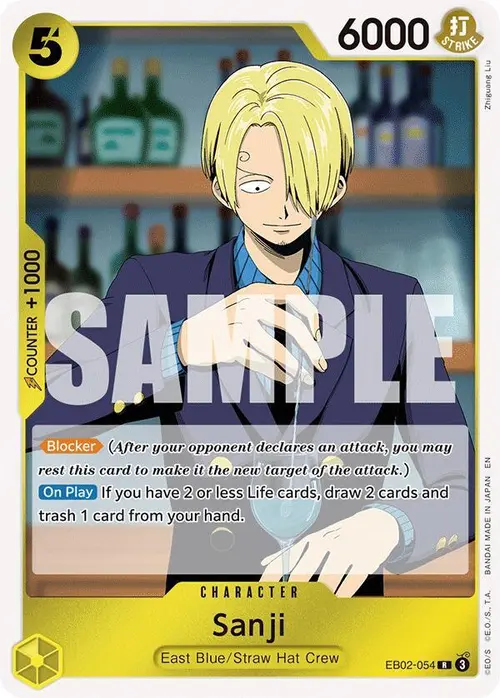 Sanji card art